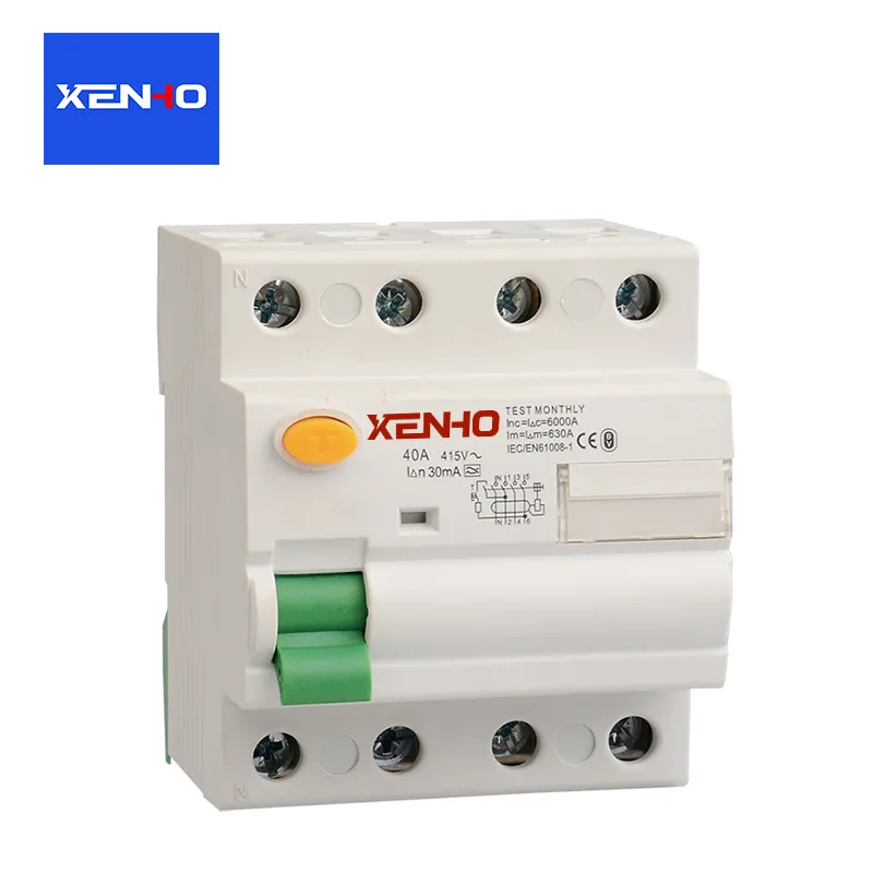 AC-Typ 4P Fehlerstrom-Schutzschalter RCCB